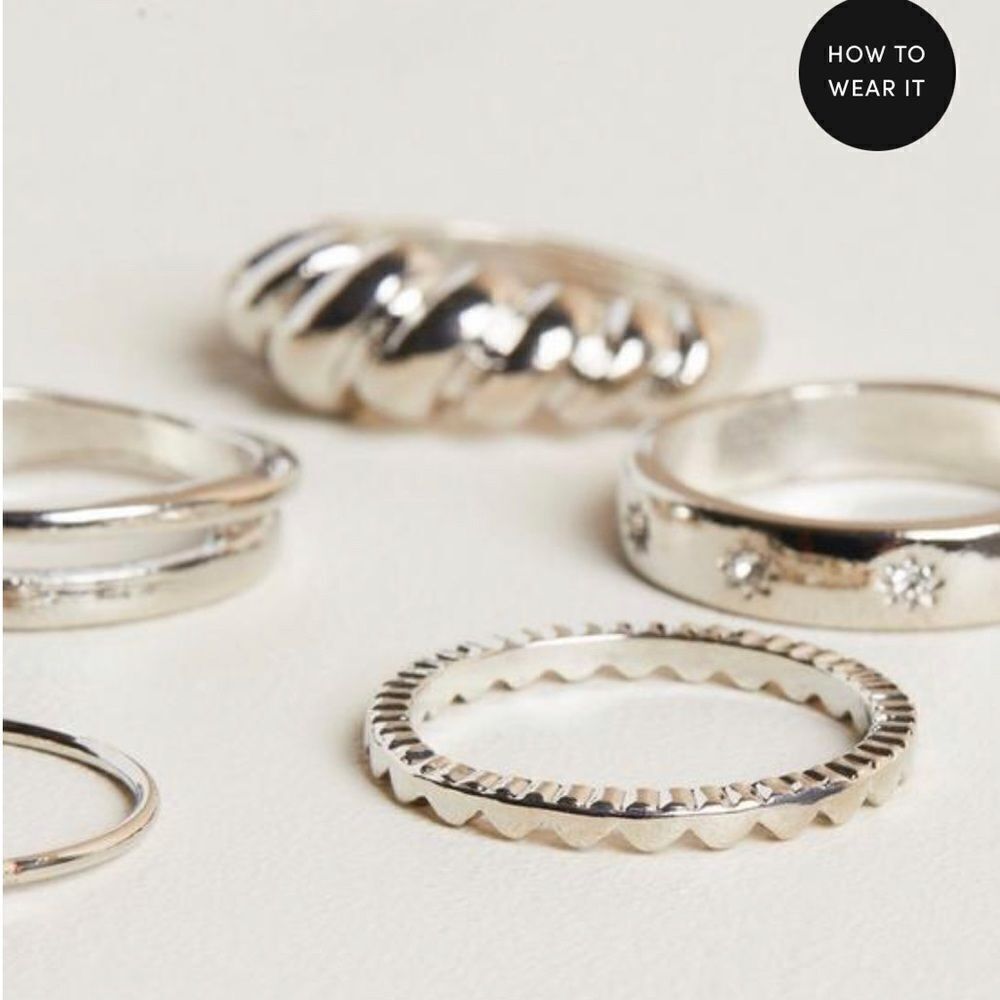 Torrid Celestial Pave Ring Set - Picture 3 of 6